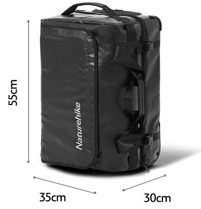 Naturehike PVC Rolling Luggage / Duffel Bag 55L