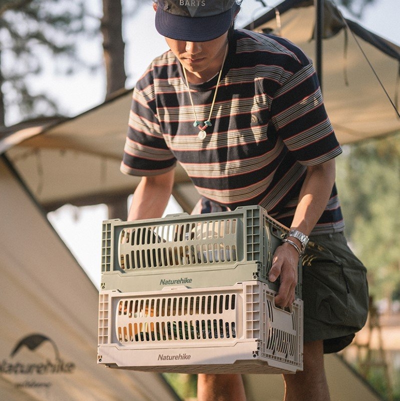 Naturehike Folding Storage Box Green 17L