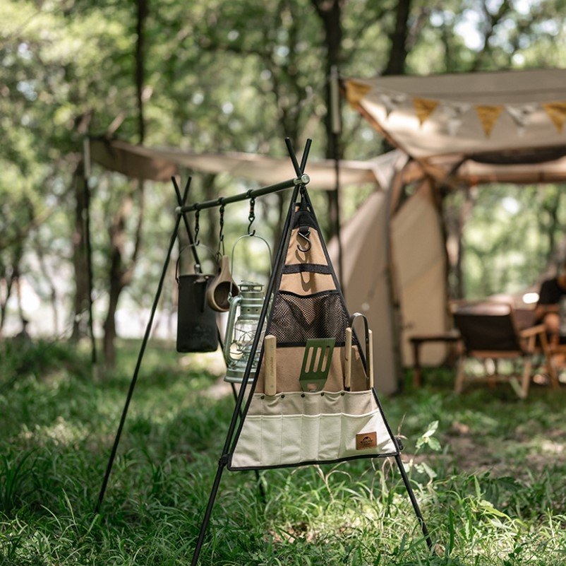 Naturehike Triangle Hanging Camping / Kitchen Organiser Khaki 43.5 x 59cm
