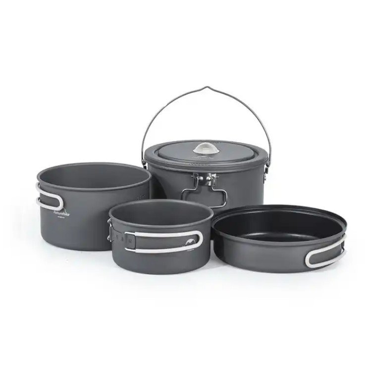 Naturehike Non-stick Aluminium 4-Piece Camp Cooking Set