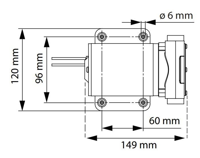 VETUS Electric Impeller Pump 12 VDC