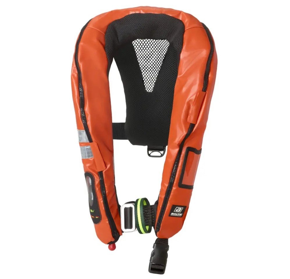 Baltic Legend 305N Auto Inflatable Life Jacket with Harness Orange 40-150kg
