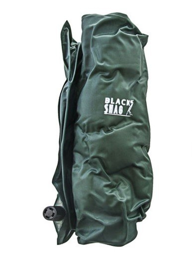 Black Shag Outdoor Pillow Green 42x28x10cm