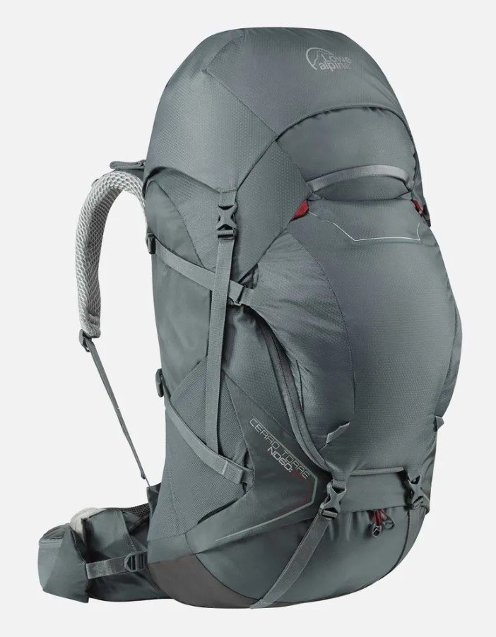 Lowe Alpine Cerro Torre Womens Trekking Backpack ND60:80L Dark Slate Small/Medium