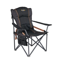 OZtrail Roamer Steel Lumbar Folding Camping Chair Thumbnail OZtrail Roamer Steel Lumbar Folding Camping Chair