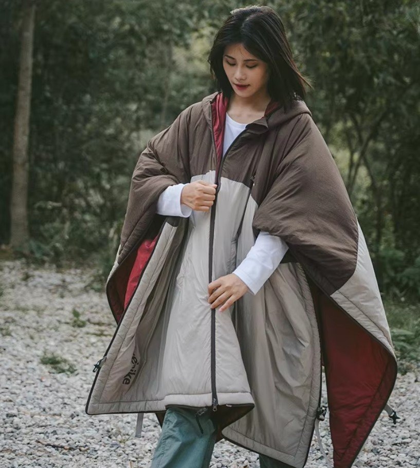 Naturehike Cloak Wearable Sleeping Bag Green/Tan
