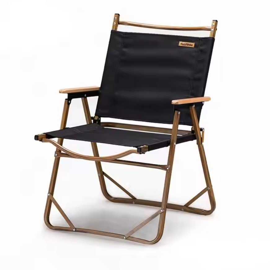 Naturehike Aluminium Folding Camping Chair Black