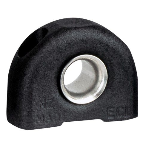 ECL Deadeye/Fairlead with Stainless Insert  Black 11mm ID