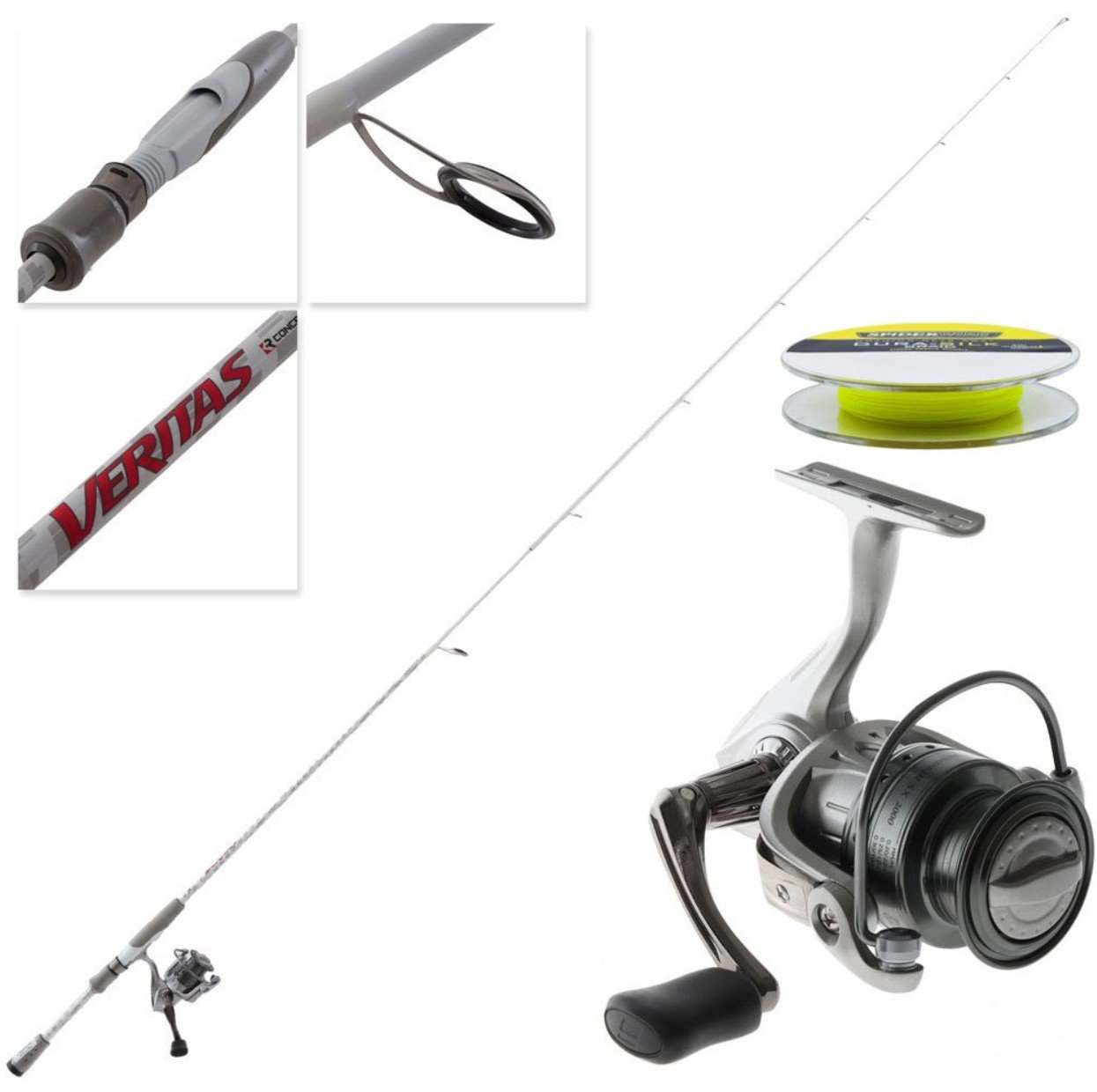 Abu Veritas Cardinal Canal Fishing Freshwater Pro Package 7ft 8in 1-3kg 2pc