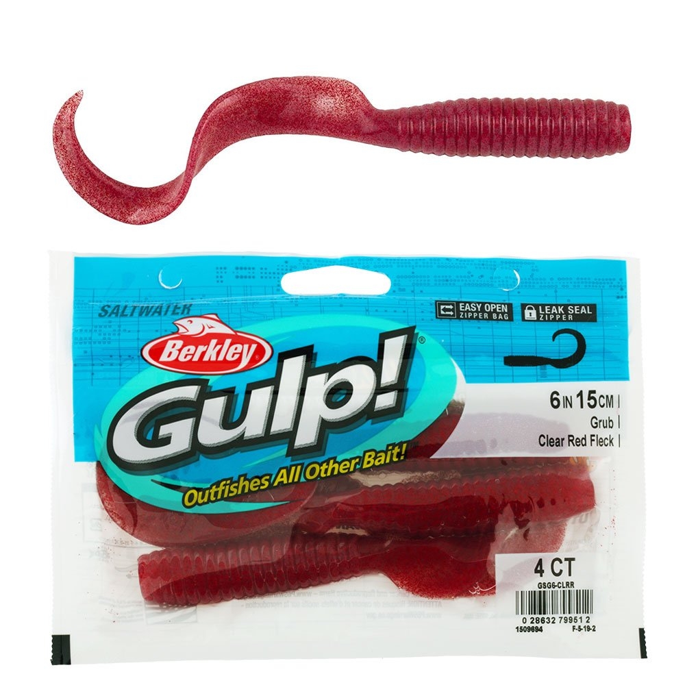 Berkley Gulp Grub Soft Bait 6in/15cm