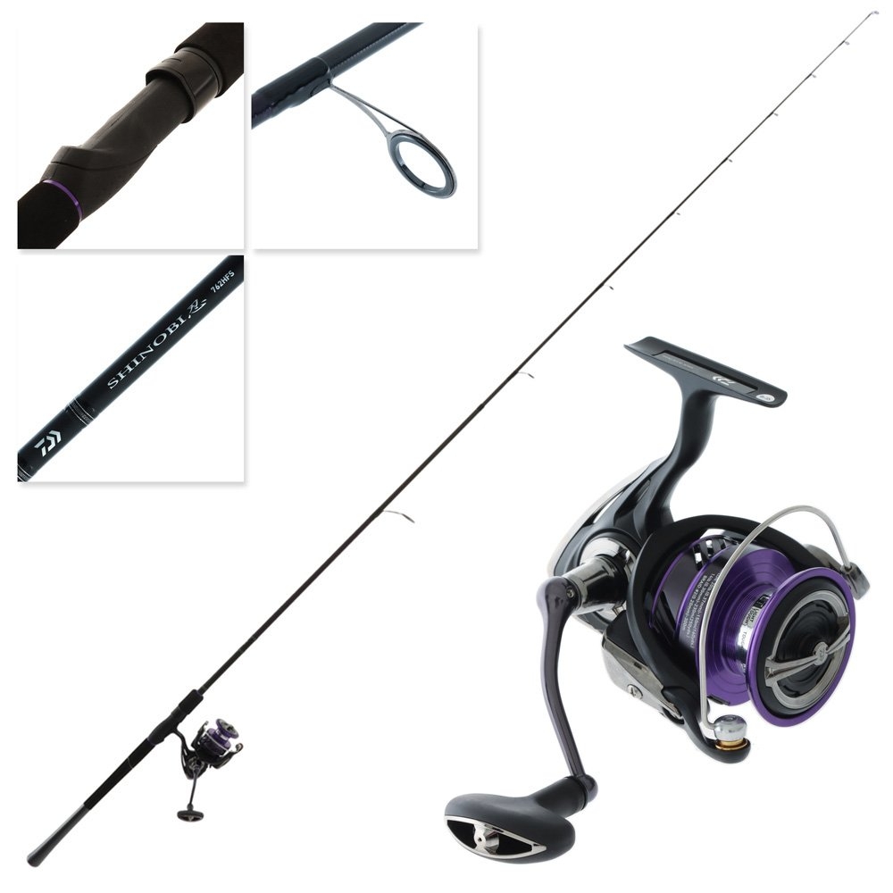 Daiwa Shinobi Light Tough Softbait Lure Package 7ft 6in 6-12kg 2pc