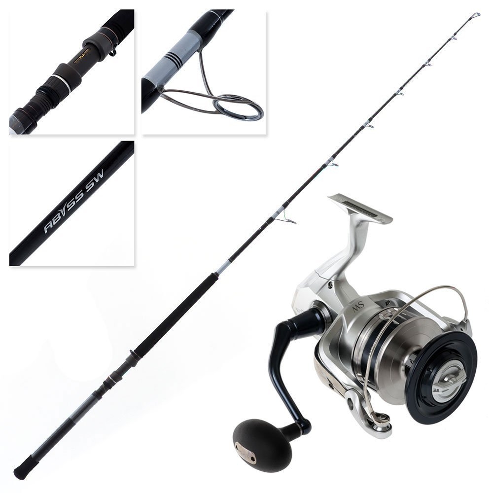 Shimano Saragosa 25000 Abyss Bluefin Tuna Jigging/Trolling Package 6ft 4in 100lb 1pc