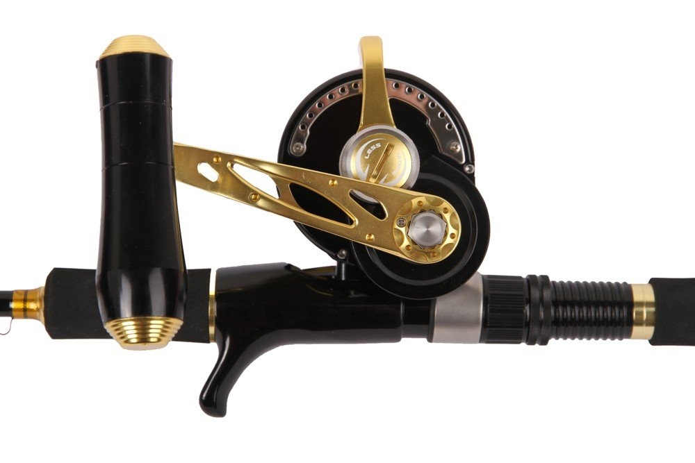 Catch Pro Series JGX5000 Jig Xtreme Acid Wrap Jigging Combo with Braid 5ft 2in 200-400g 1pc