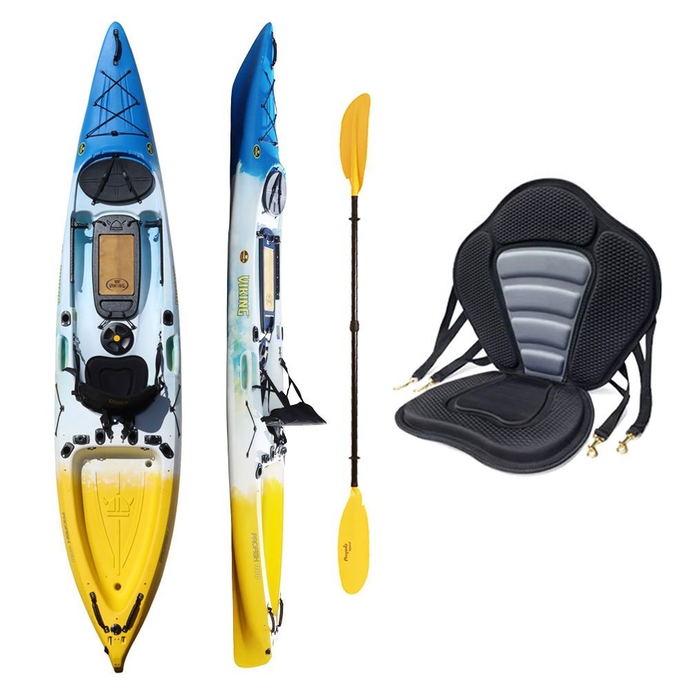 Viking Profish 400 Lite Fishing Kayak with Paddle 4.1m - Manufacturer Seconds
