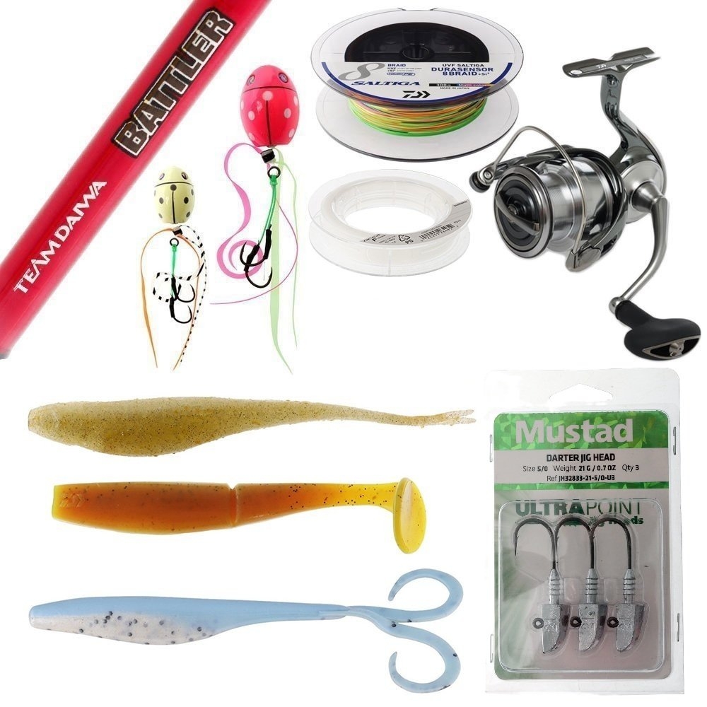 Daiwa Exist Technical Master Premium Soft Bait Lure Package 7ft 6in 3-6kg 2pc