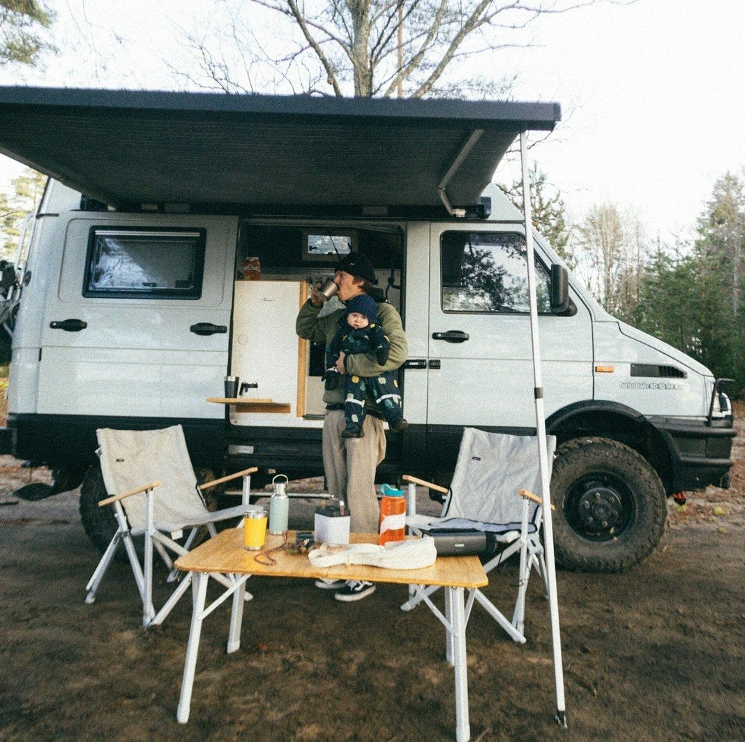 Dometic GO Lightweight Adjustable Compact Bamboo Camping Table - Returned Unit