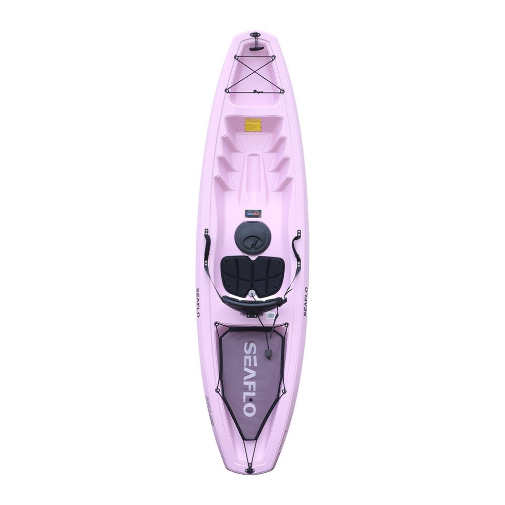 Seaflo Pukaki Adult Kayak with Paddle and Leash 8ft 8in Pink Sakura