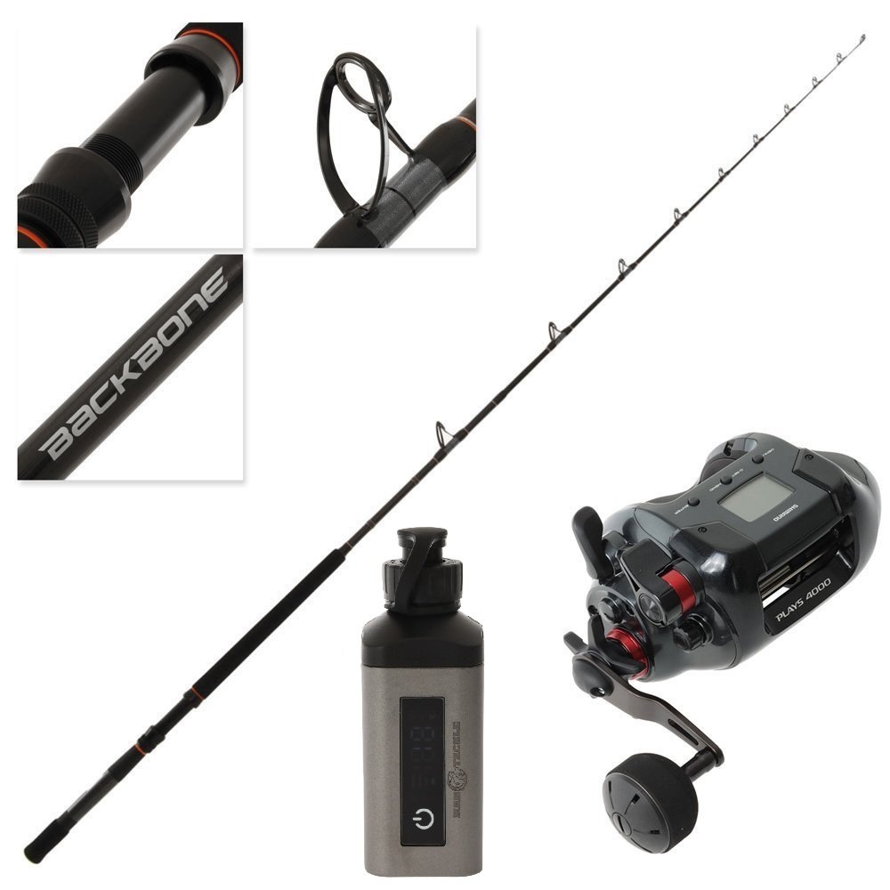 Aeroo Pro Shimano Plays 4000A Electric Drone Fishing Package 8ft 15-24kg 2pc