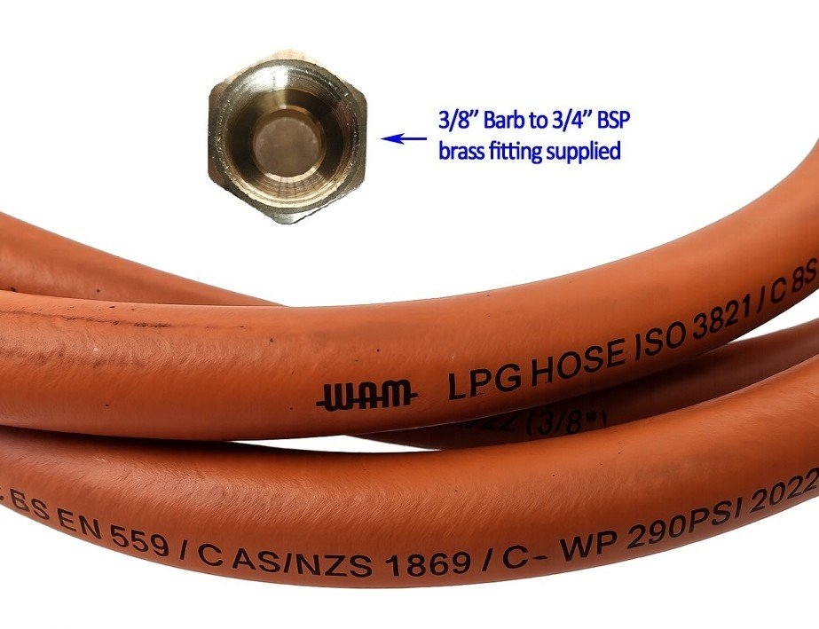 Challenger Califont Regulator and Hose Kit Suits 20L Water Heater Califont