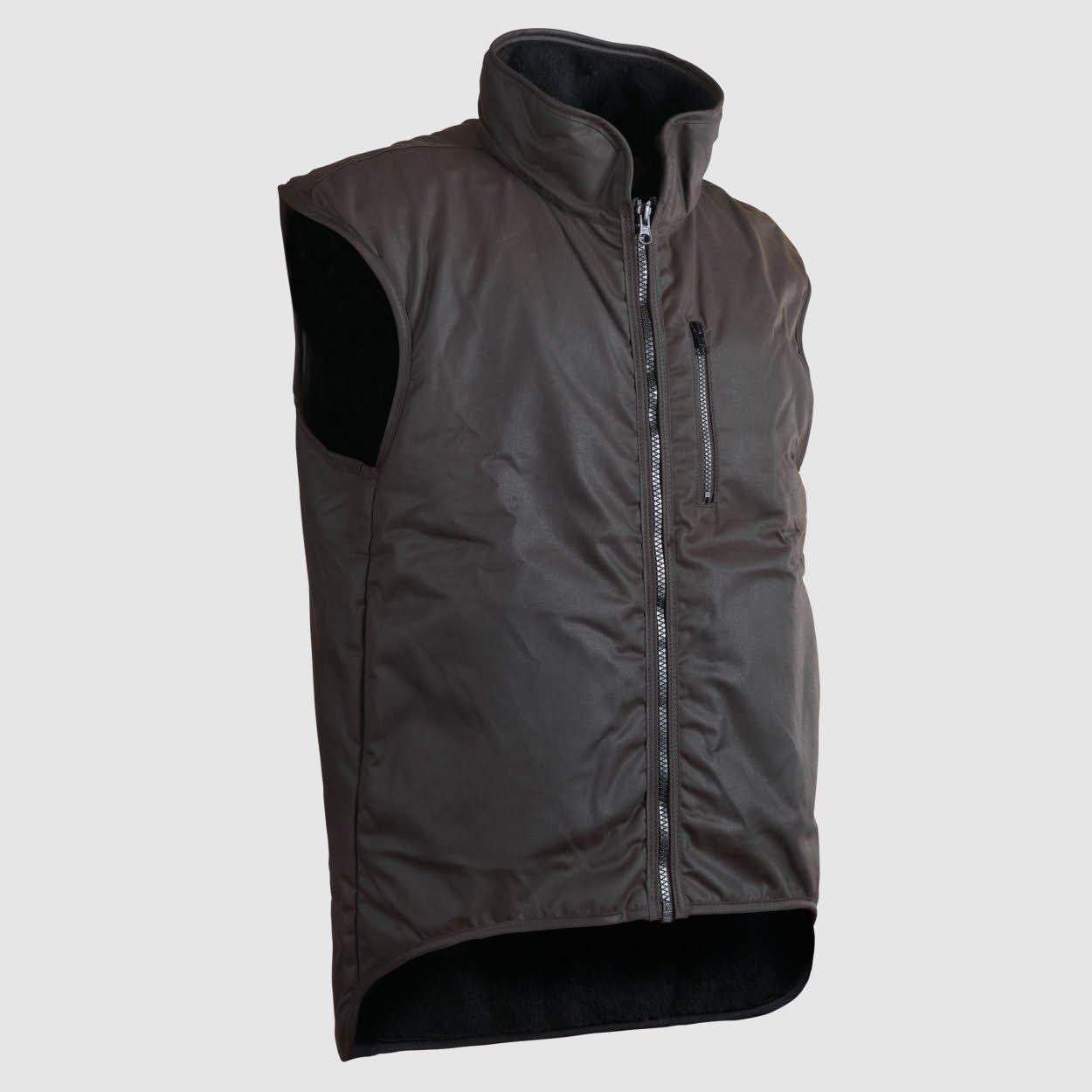 Styx Mill Oilskin Fur Lined Vest