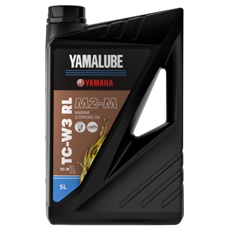 Yamaha Yamalube 2M TC-W3 RL 2-Stroke Marine Engine Oil 5L