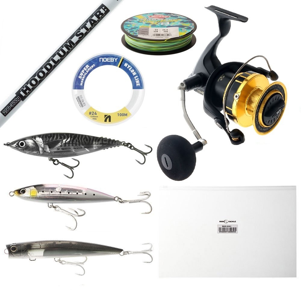 TiCA Tempest TT8000 Stickbait Popper Topwater Package 9ft 200-300g 2pc