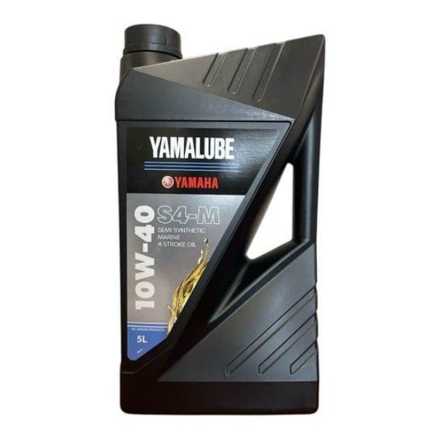 Yamaha Yamalube S4-M 10W-40 4-Stroke Semi-Synthetic Marine Engine Oil 5L