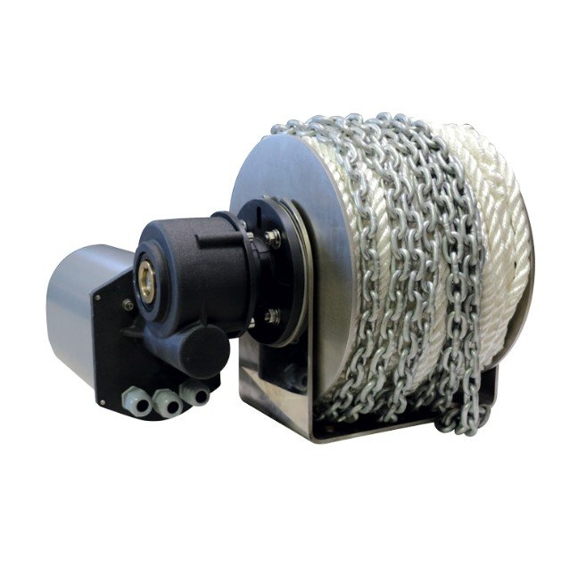 Lofrans Drum Winch with Installation Kit 1000W 12V 300mm