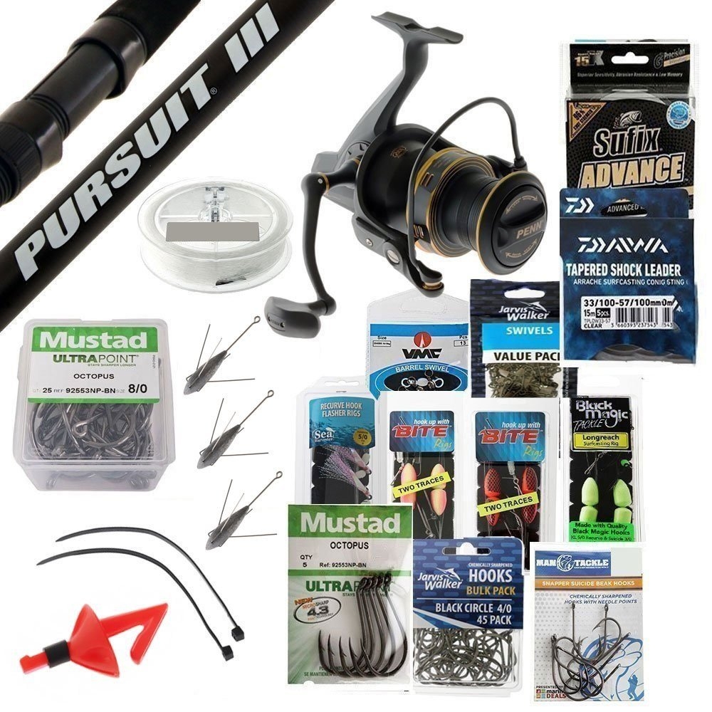 PENN Surfblaster III 7000 Longcast Veritas Surf Package 14ft 6in 8-15kg 3pc