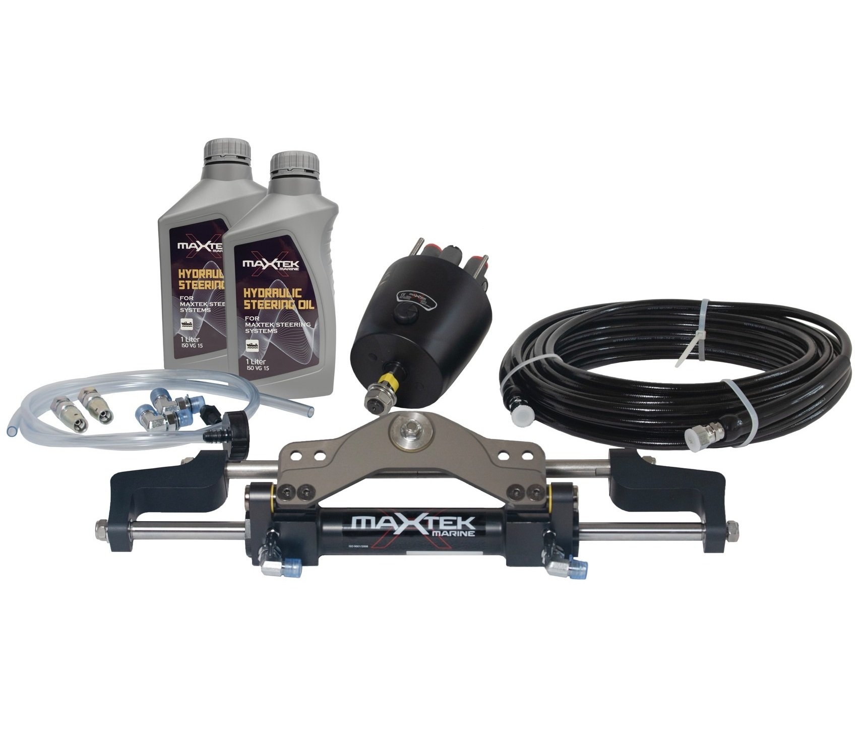 maXtek Marine Hydraulic Outboard Steering Kit 150HP