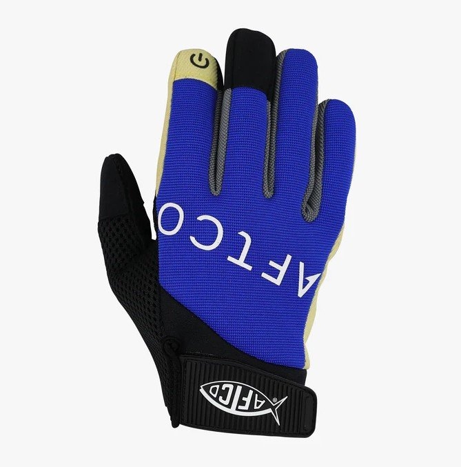 AFTCO Leader and Release Gloves Blue Medium