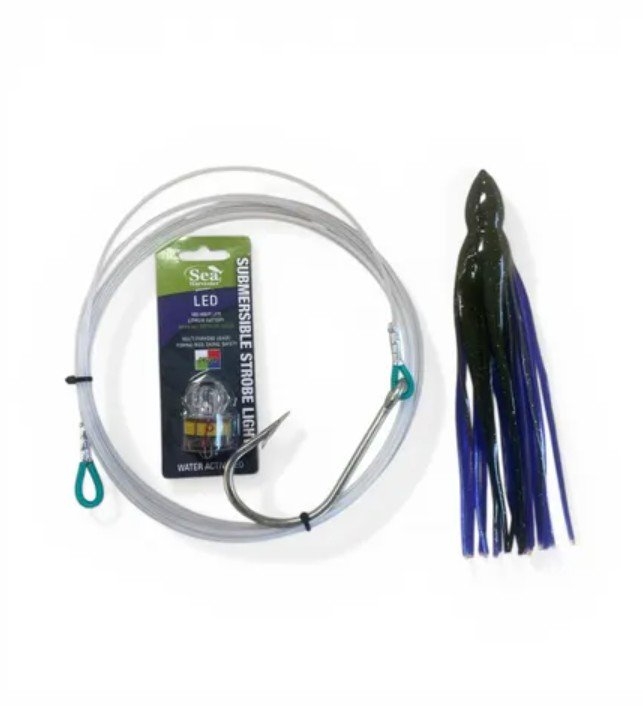 Sea Harvester Broadbill Swordfish Rig 12/0 J-Hook Twin Pack