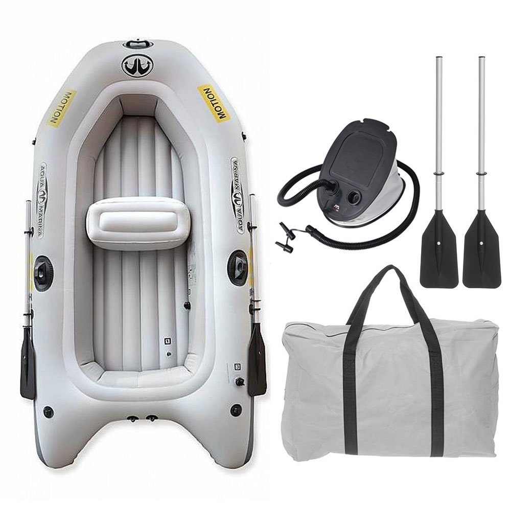 Aqua Marina Motion 2-Person Inflatable Boat with Trolling Motor 8ft 6in 180W