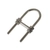 Cleveco 316 Stainless Steel U-Bolt with Four Nuts and Two Plates 8x100mm