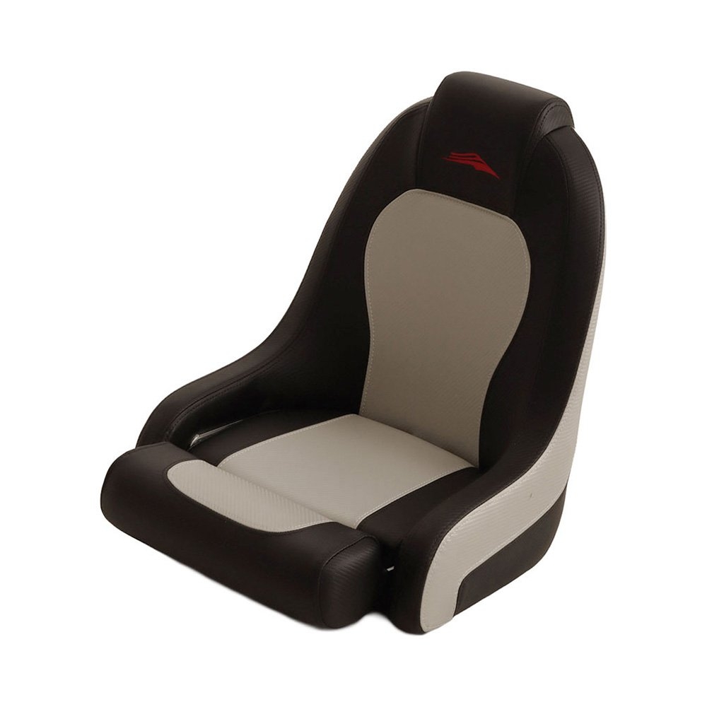 BLA Anglapro Recon Elite Boat Seat with Flip-Up Bolster and Boat Seat Pedestal
