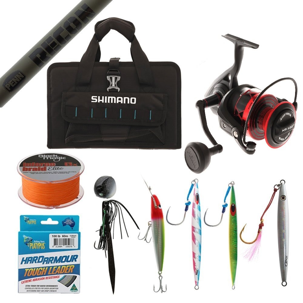 PENN Pursuit Fierce IV 8000 Kingfish Jigging Package 5ft 10in PE5-8 50lb-80lb 1pc