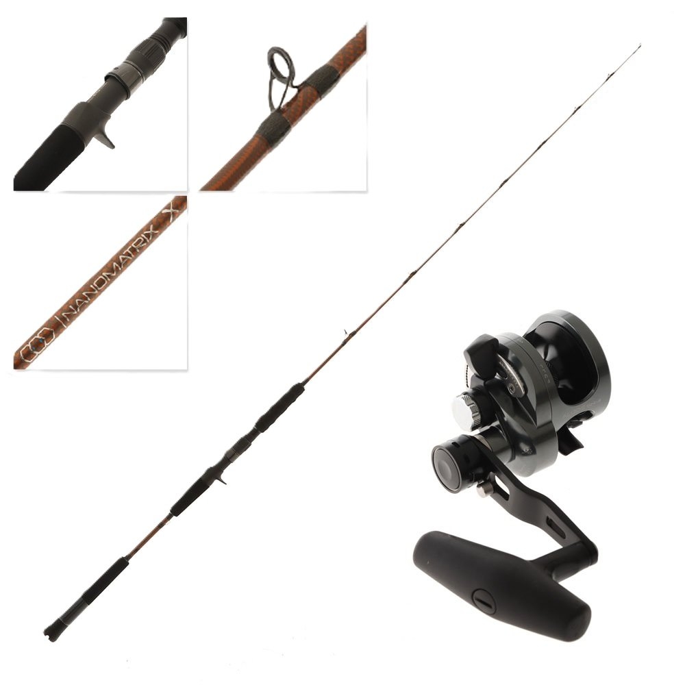 Okuma Alijos 5 Narrow 2-Speed Nanomatrix X Jigging Combo 5ft 6in PE6 250-500g 1pc