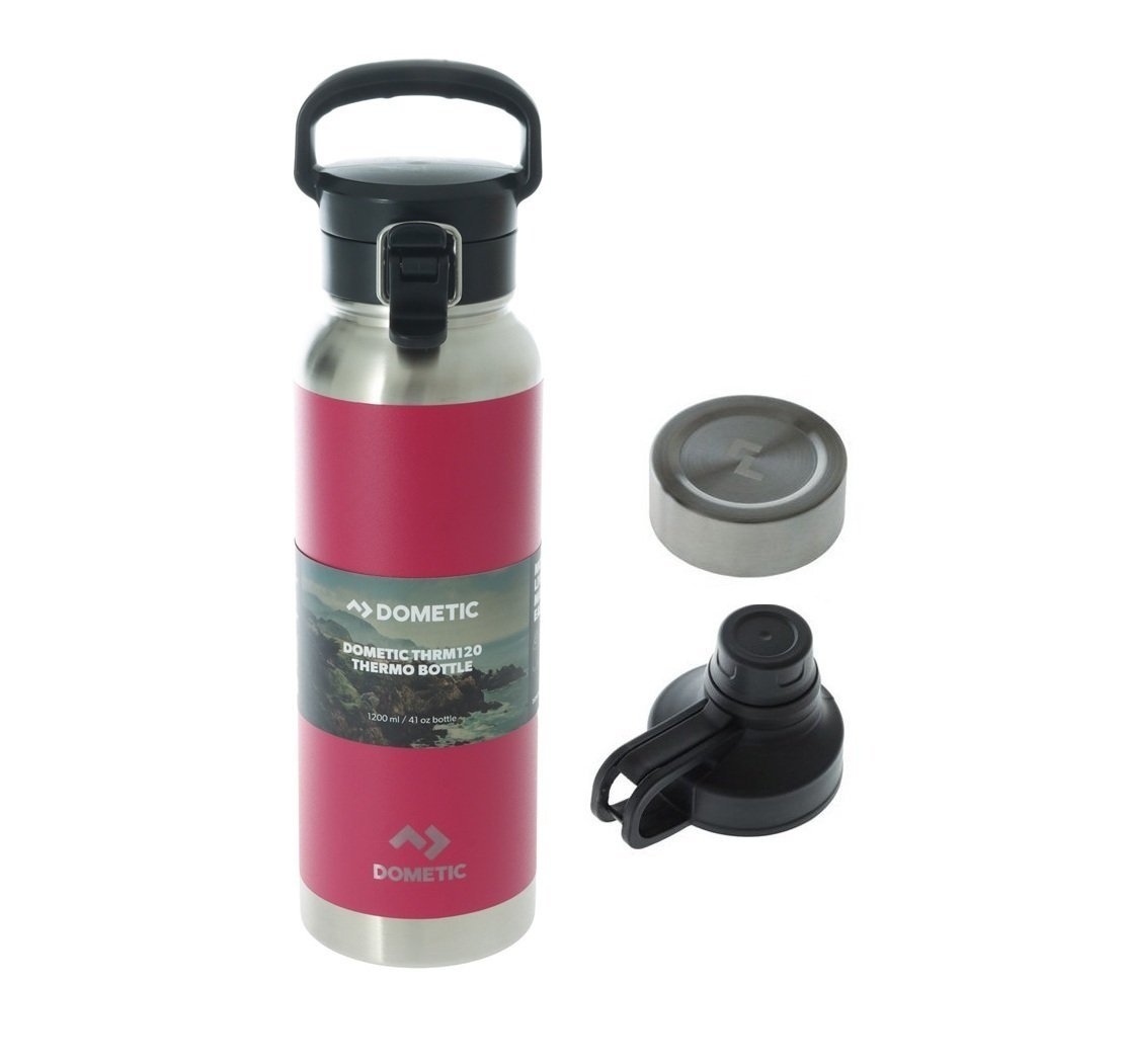 Dometic Thermo Insulated Water Bottle 1200ml with Lid Attachments