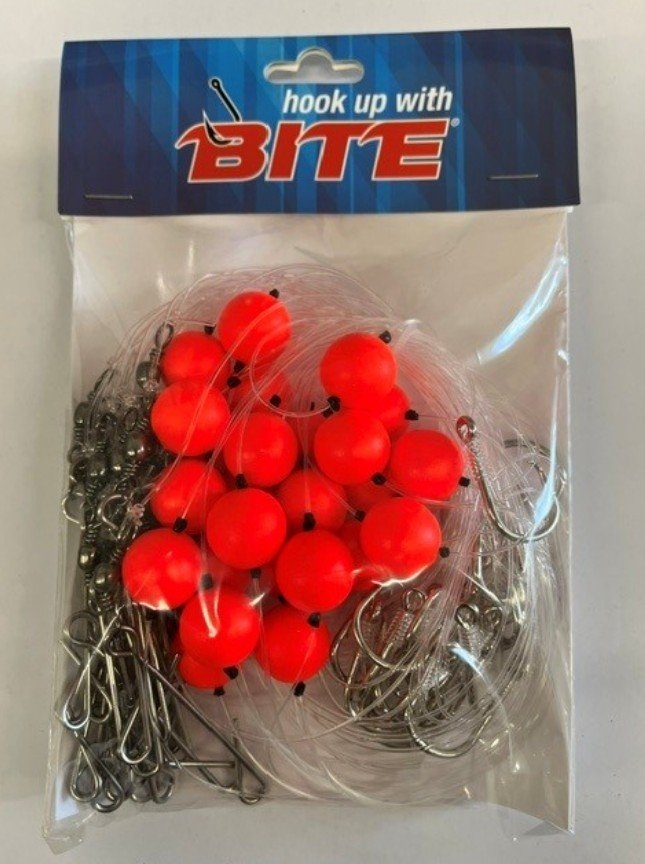 Bite Longline Floating Traces with Standard Clips 82cm 25 Pack