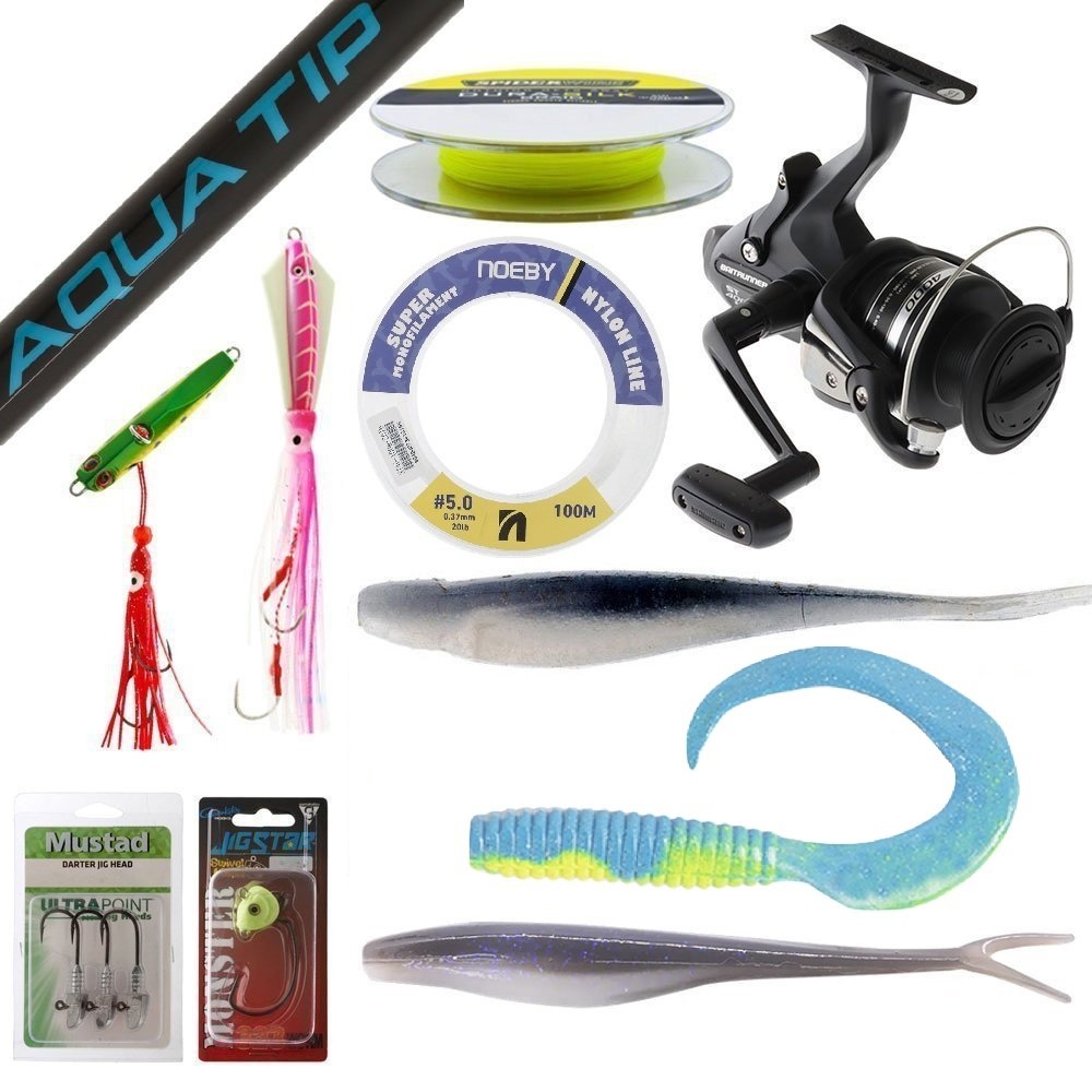 Shimano Baitrunner ST 4000 Soft Bait and Lure Package 7ft 4-8kg 2pc