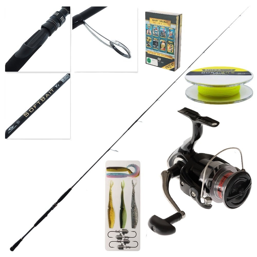 Daiwa RX LT 4000 Ocean Angler Soft Bait Combo with Braid and Bait 7ft 4in 4-10kg 2pc