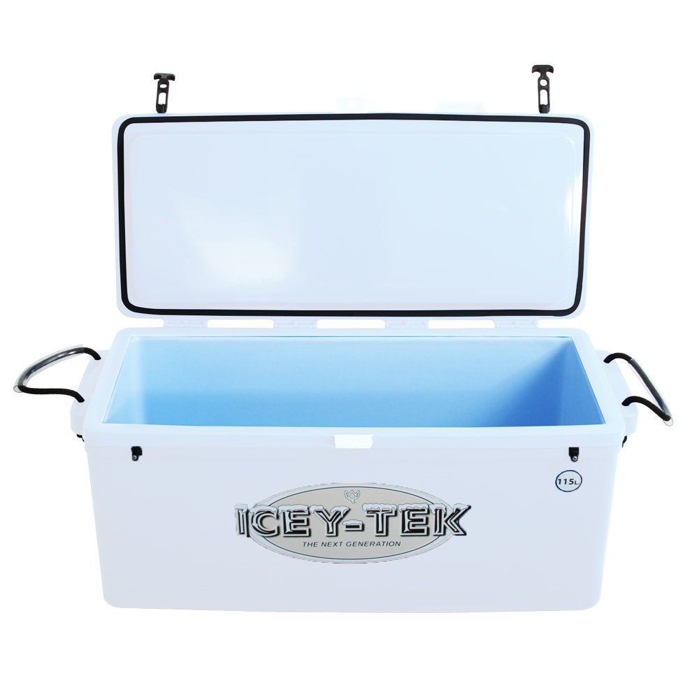 Icey-Tek Long Chilly Bin Cooler White 70L