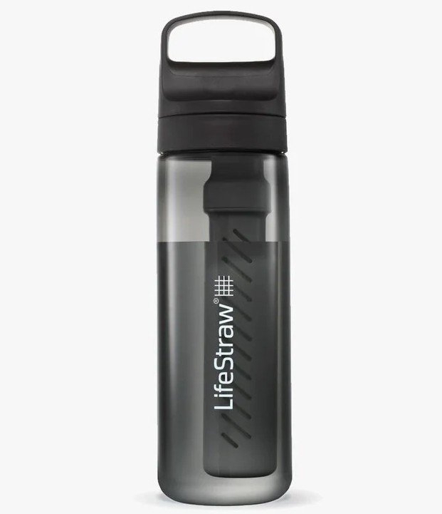 LifeStraw Go 2.0 Water Filter Bottle 650ml Nordic Noir