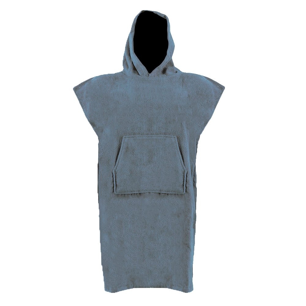 Black Shag Cotton Poncho / Towel