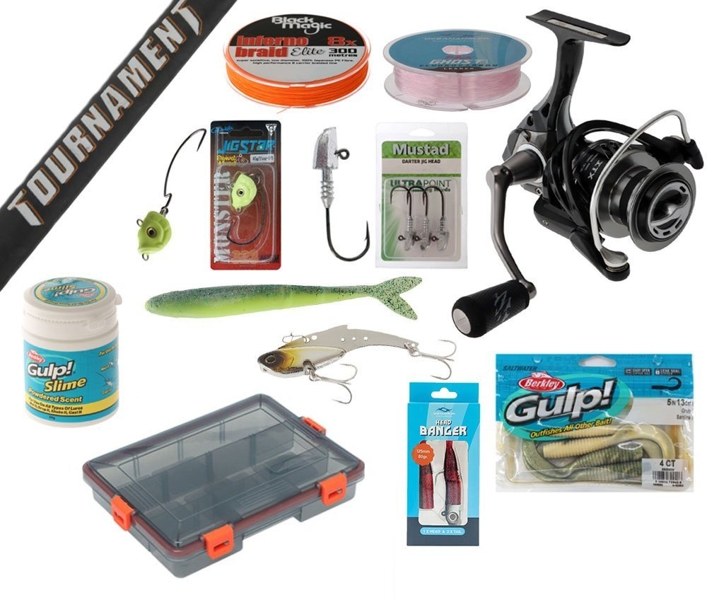 Okuma ITX 4000 Tournament Concept Soft Bait Package 7ft 6in 4-6kg 2pc