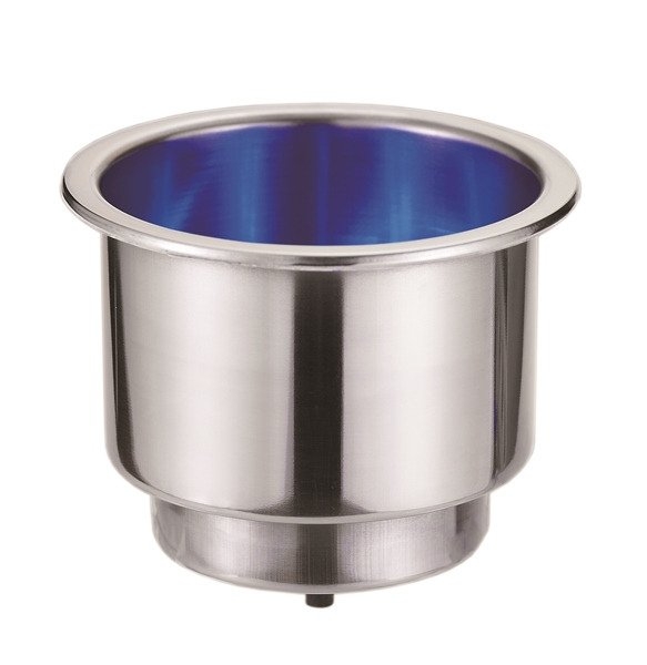 Easterner Stainless Steel Drink Holder with Blue LED