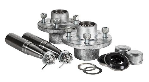 Treadway Trailer Hub Set 1500kg 5x4.5in PCD