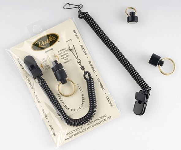 Rusler Magnetic Release Clip and Curl Lanyard