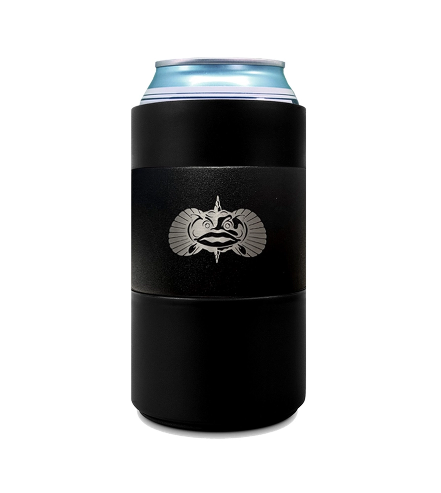 Toadfish Non-Tipping Can Coozie / Stubby Holder Black Toadfish Non-Tipping Can Coozie / Stubby Holder Black