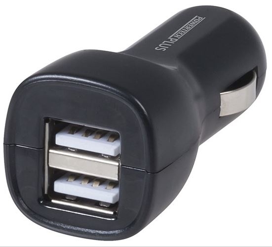 Powertech Plus 2.4A Dual USB Car Cigarette Lighter Adaptor